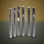 GC Liner, Agilent - Recessed Splitless Gooseneck w/ glass wool (ID 4mm OD 6.5mm Length 78.5mm)