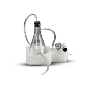 Universal Manifold Vacuum Gauge/Waste Base/Flask/Tubing/Stoppers