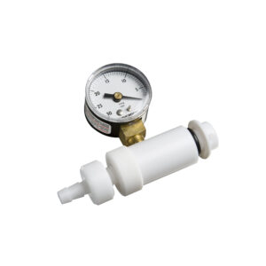Glass Manifold Vacuum Gauge & Valve Assembly