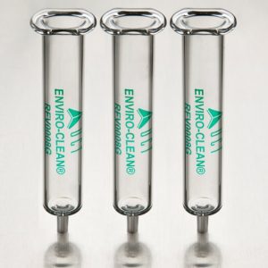 8 mL glass tube with 1 PTFE frit