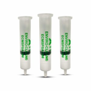 Enviro-Clean® 250 mg Graphitized Carbon Black + 500 mg PSA + 750 mg MgSO₄ PTFE Frits 6 mL