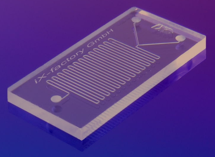Petrarch® Chemicals Tricholosilane used as a release agent in the development of a microfluidic chip