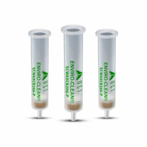PFAS Analysis Dual Phase Cartridge 200 mg ECWAX  + 50 mg Graphitized Carbon Black PE Frits